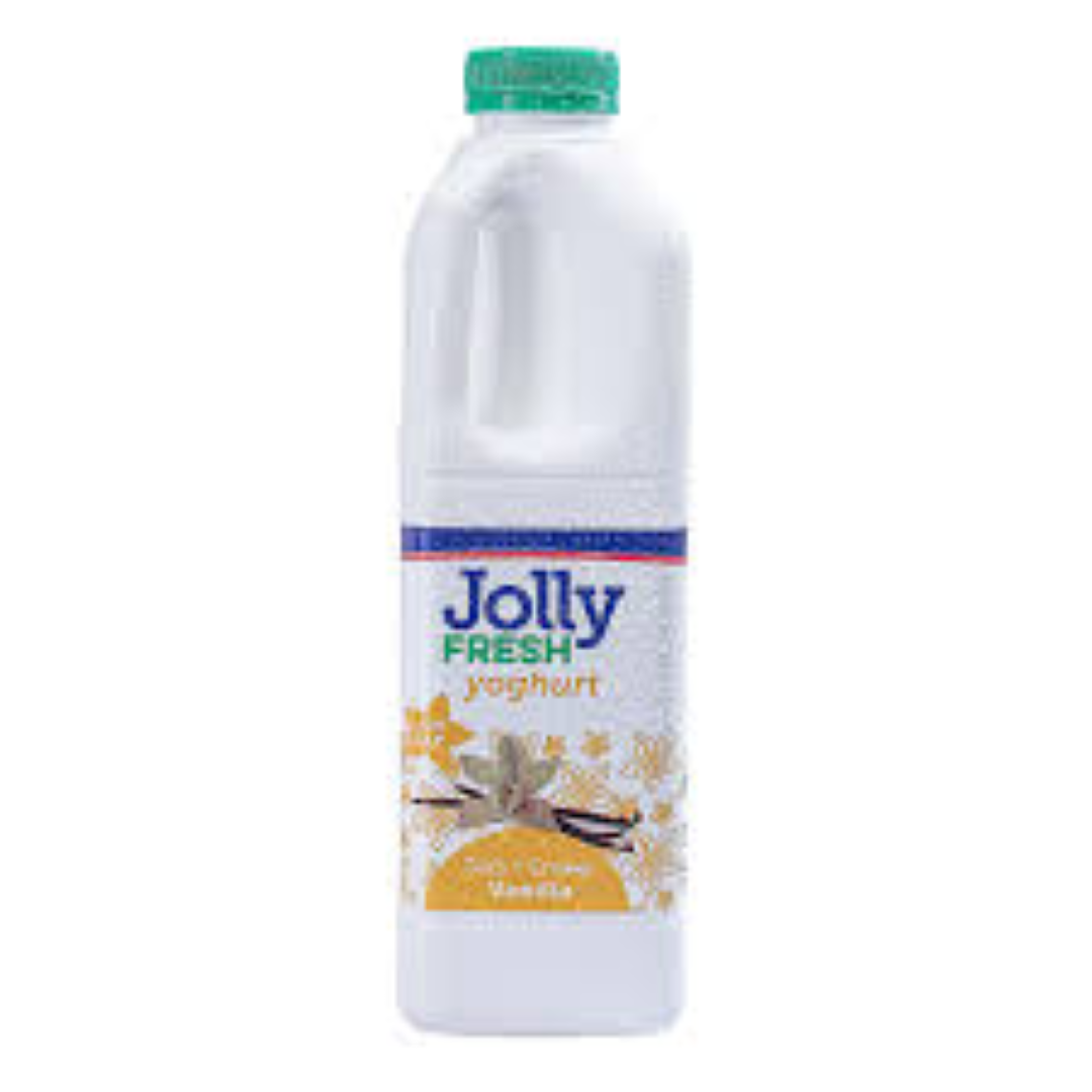 JOLLY FRESH VANILLA YOGHURT 1LTR